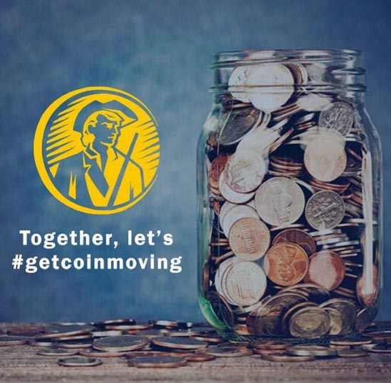 Together, let's #getcoinmoving